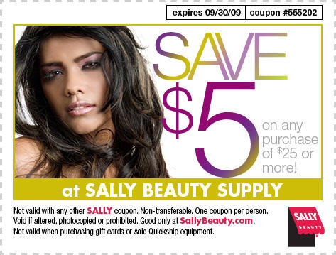 Save $5 at SallyBeauty.com!