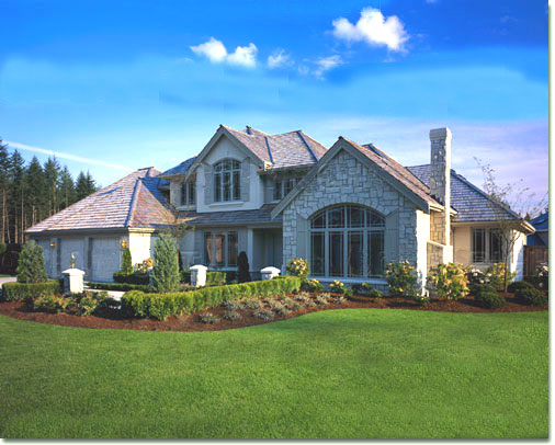 Picture of brautiful lawn maintained by Knoxville Grass Masters