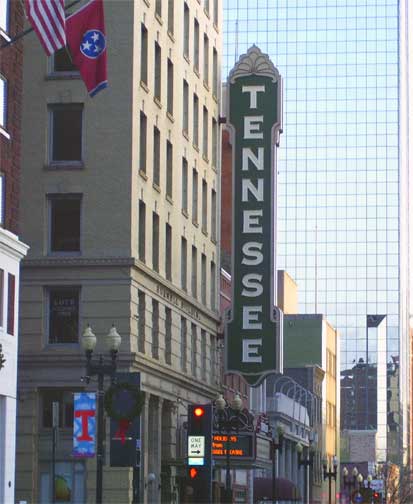 Picture of Tennessee Theater located on Gay Street in downtown Knoxville, Tennessee