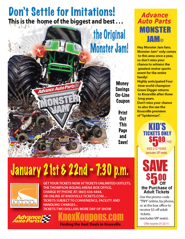 Monster Jam - Exciting Monster Trucks Jan. 21 & 22, 2010